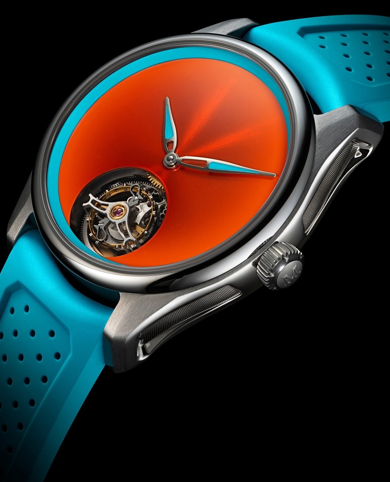 H. Moser & Cie Pioneer Tourbillon Spiced Aqua