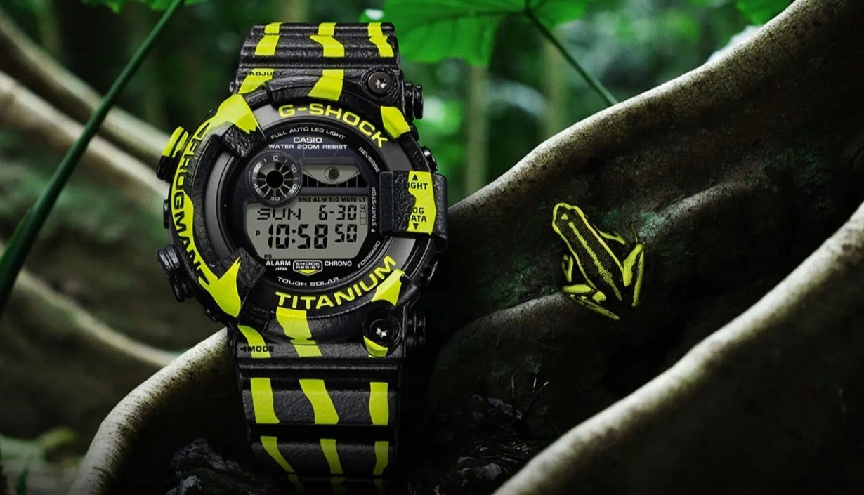 Casio G-Shock Frogman Three-striped Poison Frog Limited Edition