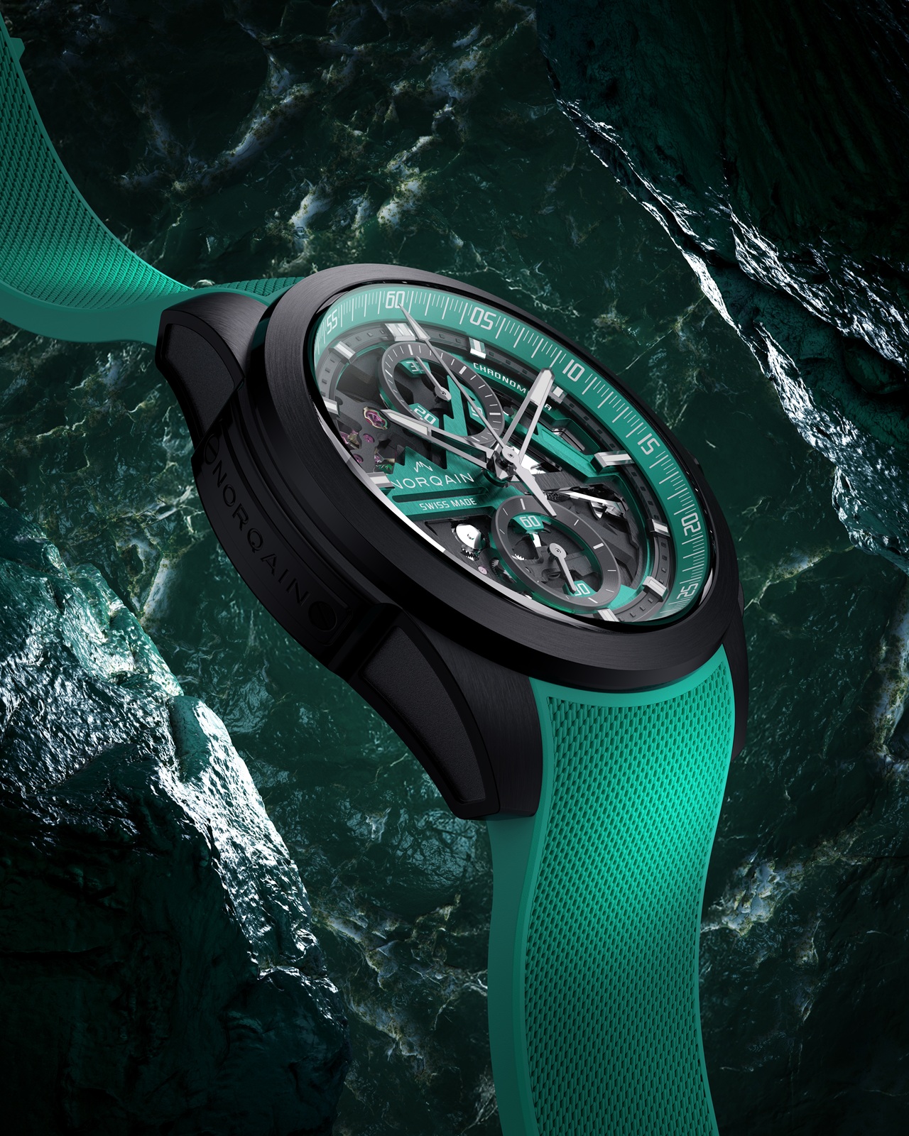 Independence Skeleton Chrono Jade Limited Edition