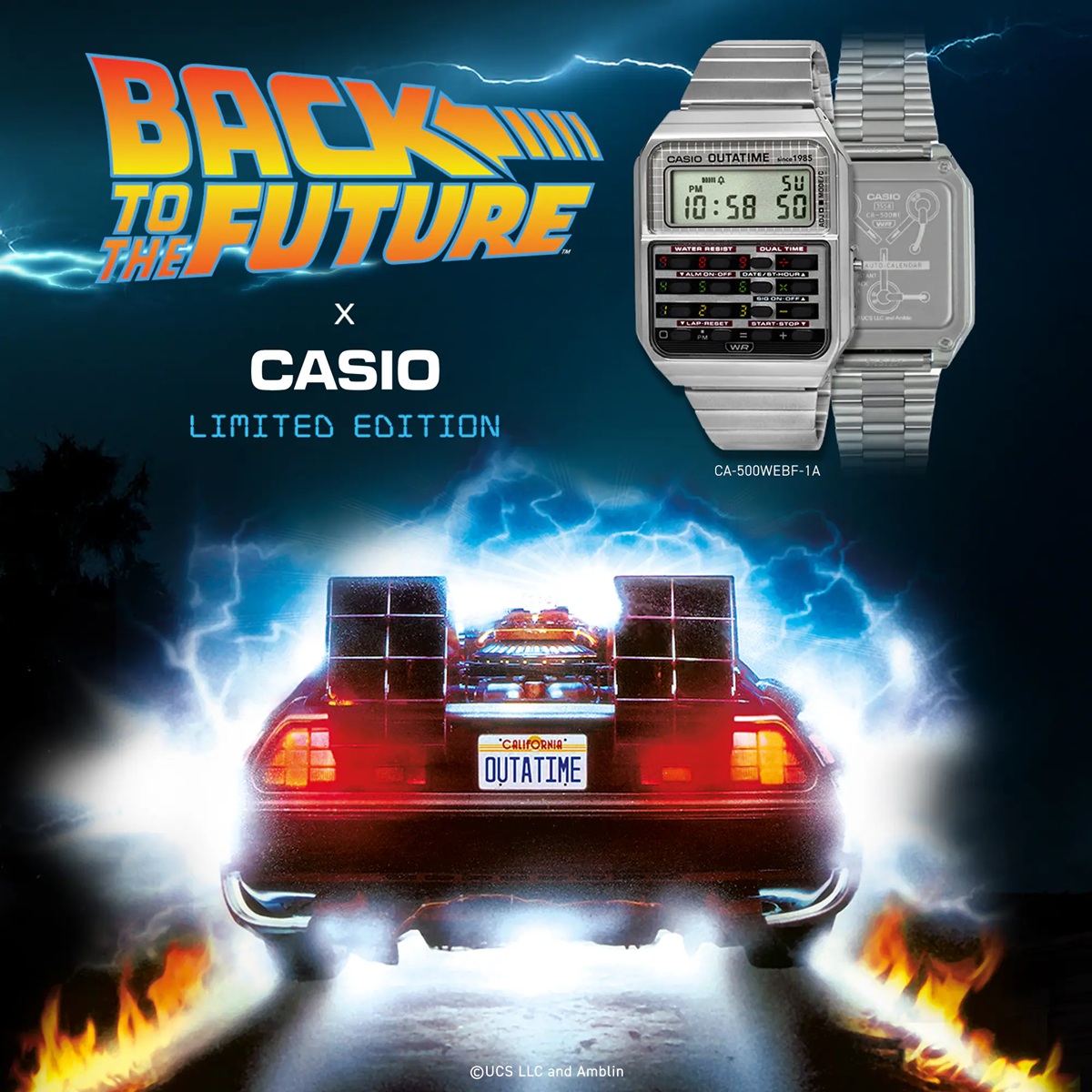 Casio Vintage x Back to the Future Collaboration Limited Edition