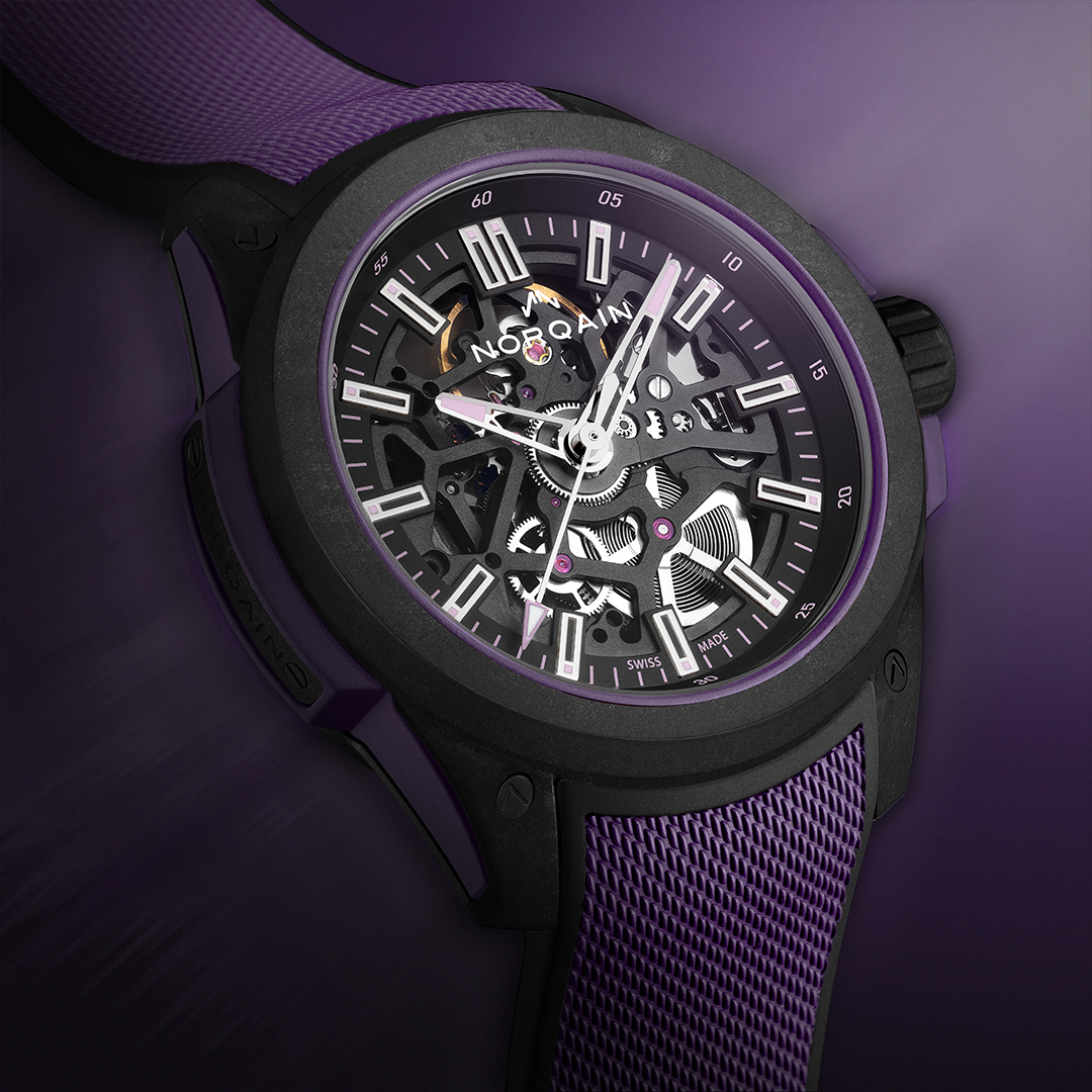 NORQAIN Independence Wild One Skeleton Purple Limited Edition