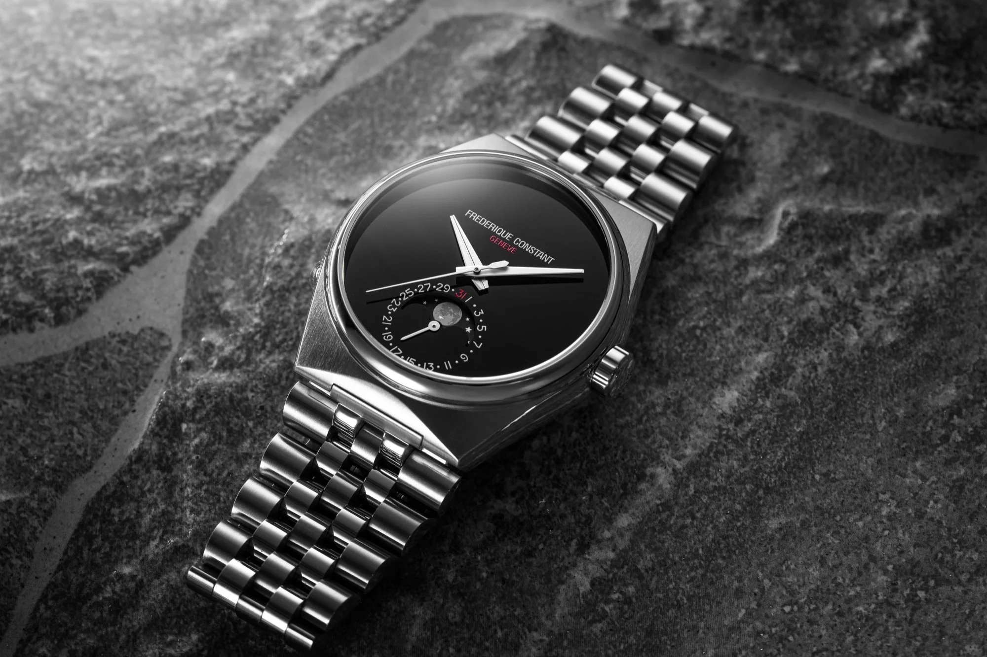 Frederique Constant Highlife Moonphase Manufacture x Time+Tide Limited Edition Onyx Moon