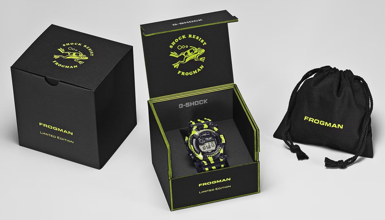 Casio G-Shock Frogman Three-striped Poison Frog Limited Edition