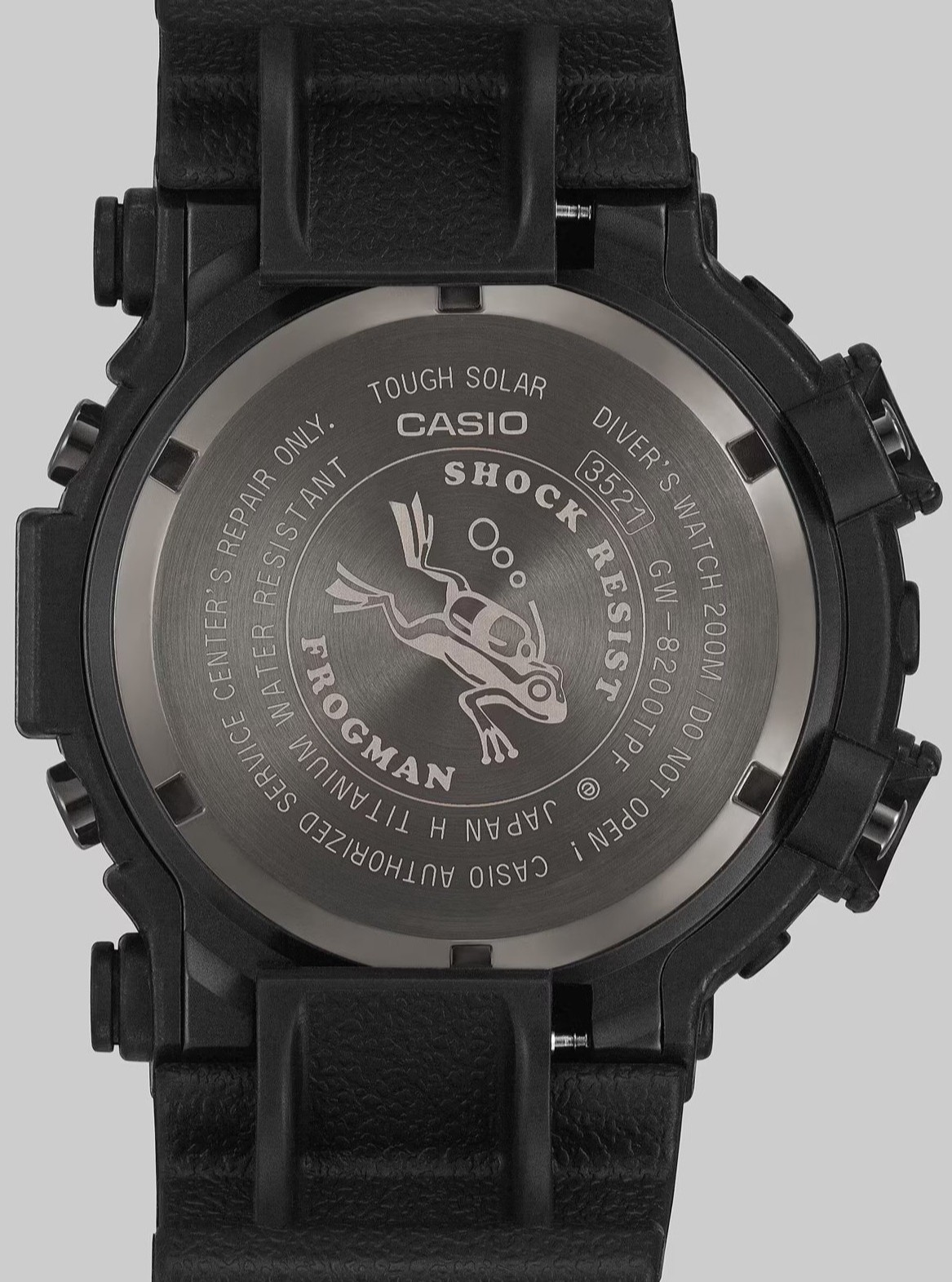 Casio G-Shock Frogman Three-striped Poison Frog Limited Edition