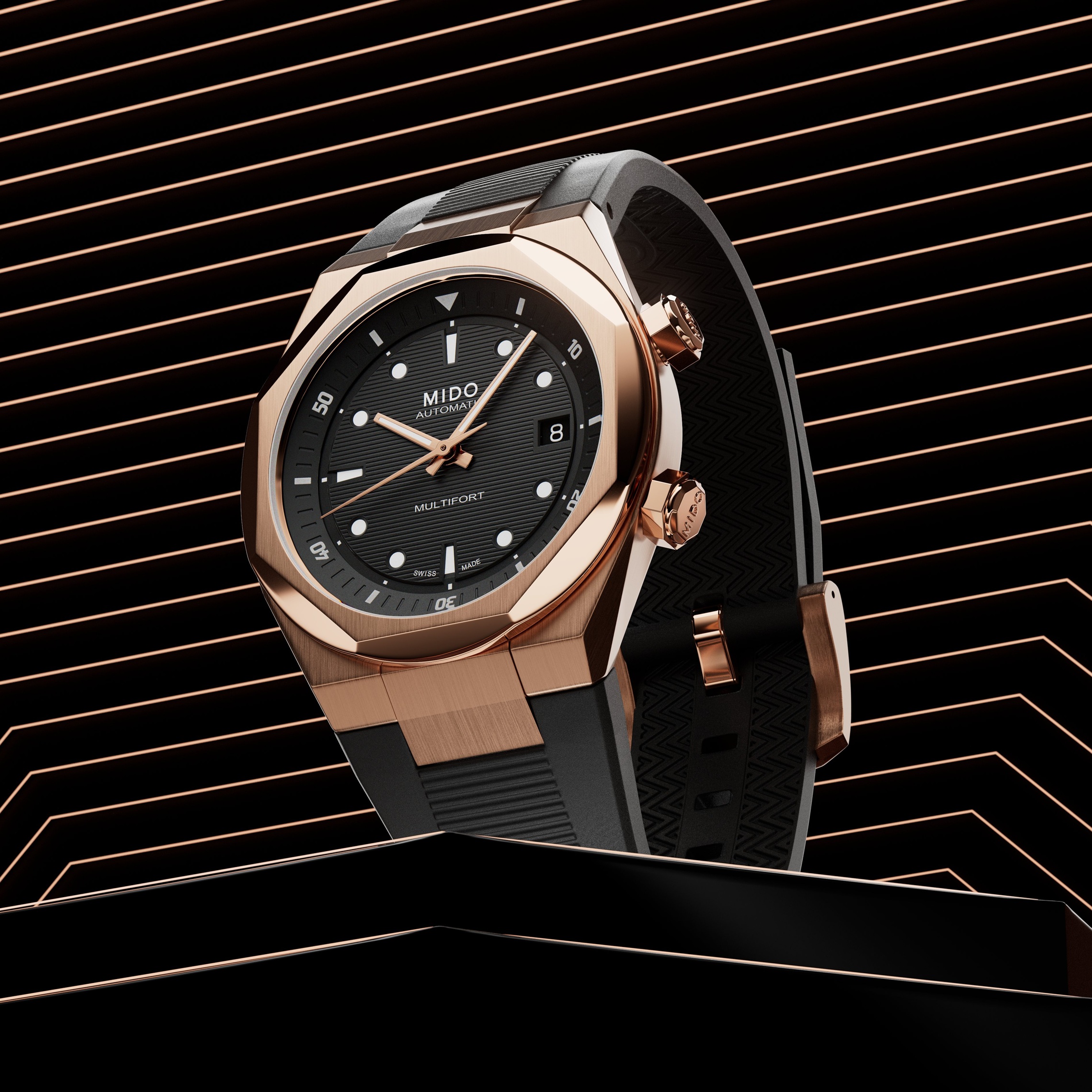 Mido Multifort 8 Two Crowns