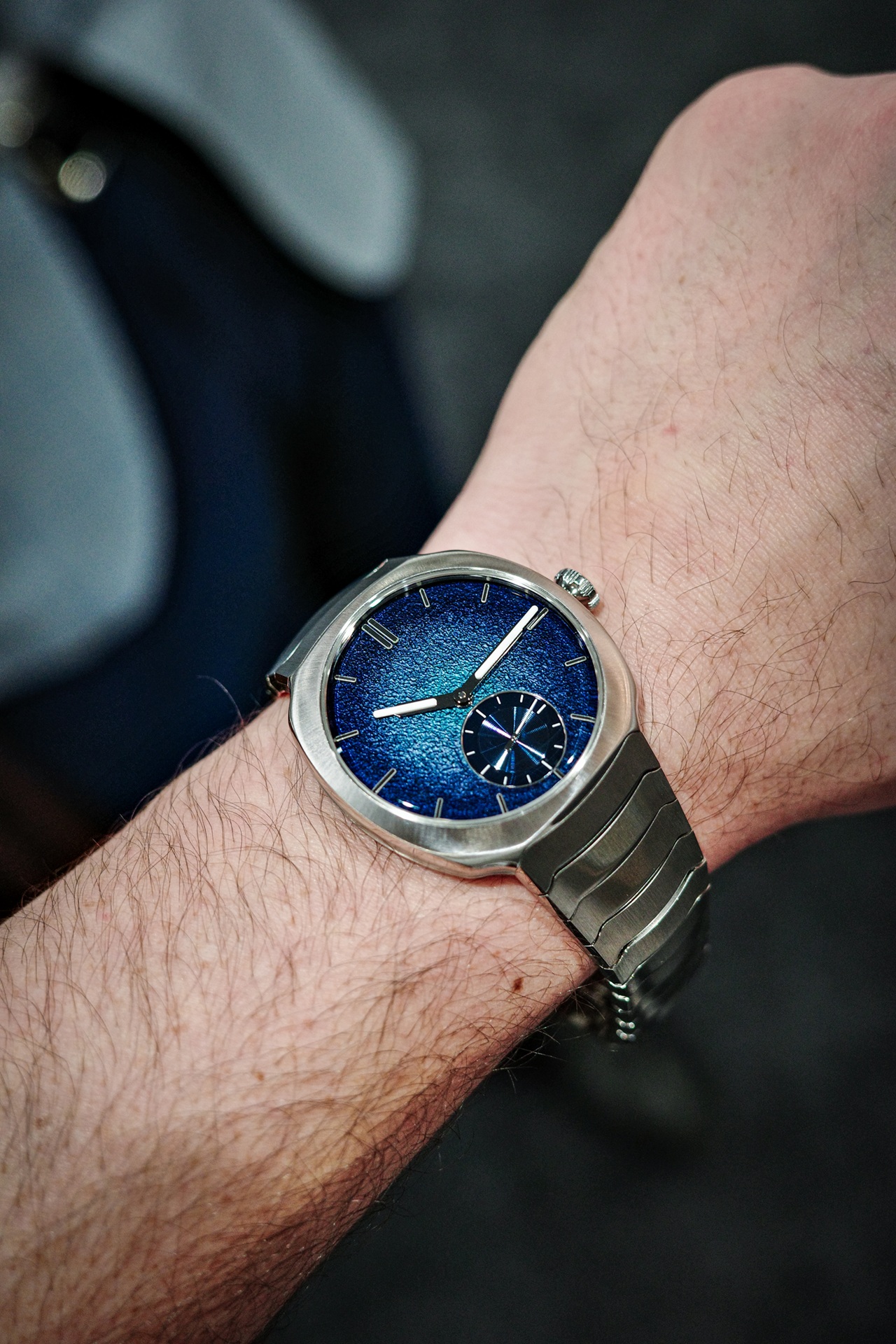 H. Moser & Cie Streamliner Small Seconds Blue Enamel